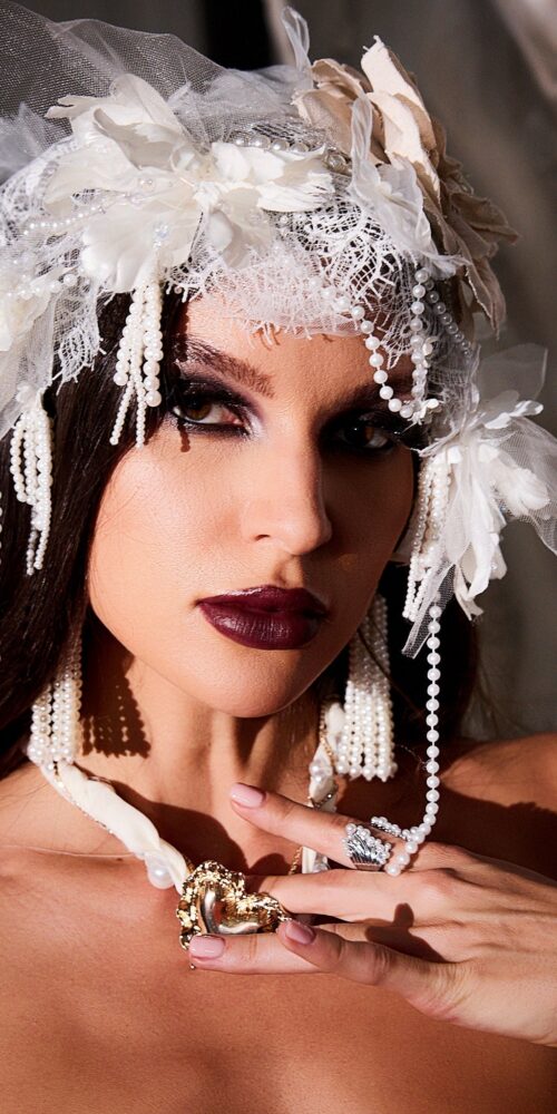 2024-09-11-Olga6714 MESH FLOWER TIARA – BRIDAL & WEDDING STYLE