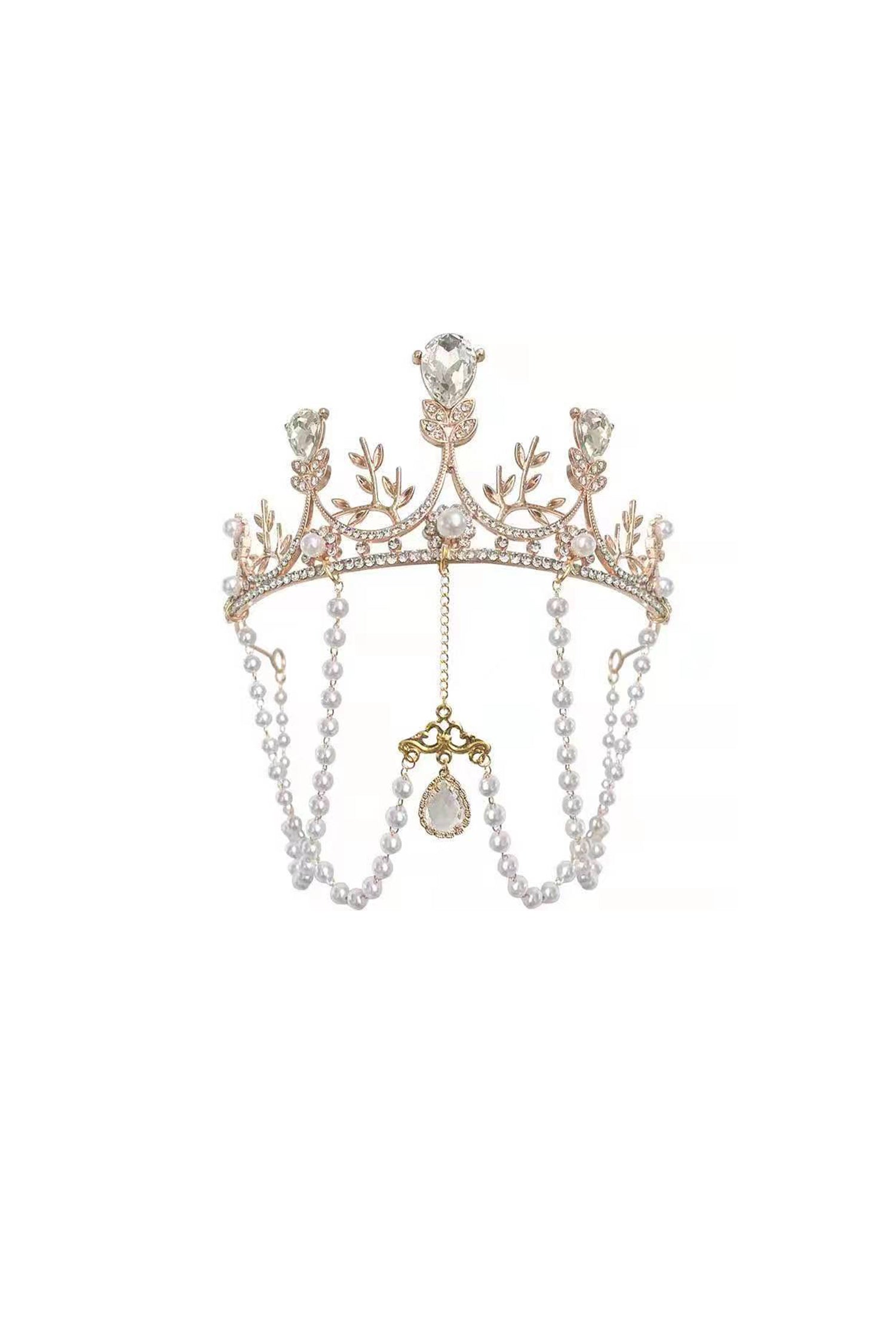 23-_4 PRINCESS FOREHEAD CROWN – BRIDAL & PARTY TIARA