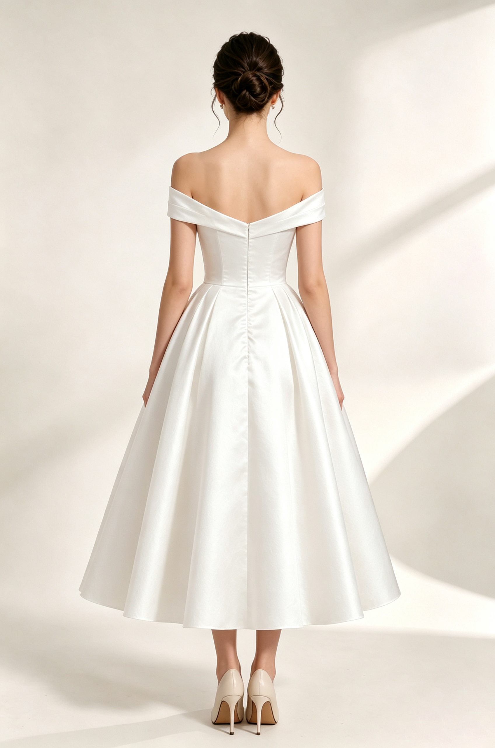 27_5db9130b-aa22-4836-82da-039e945b1cef MINIMALIST OFF-SHOULDER MIDI DRESS - OFF-WHITE
