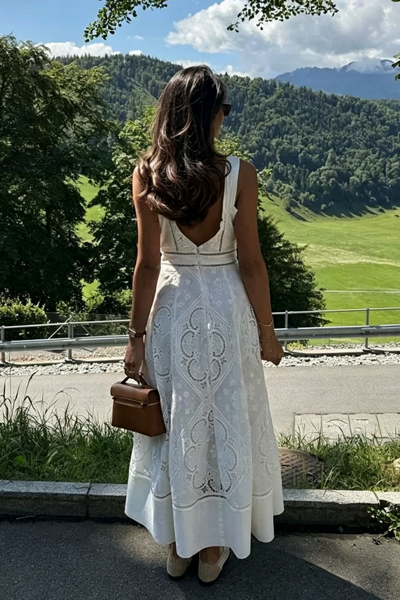 3_a978f3e0-6ad3-4b8e-a6bd-cdca417491b3 WHITE EYELET LACE A-LINE MIDI DRESS - SUMMER STYLE