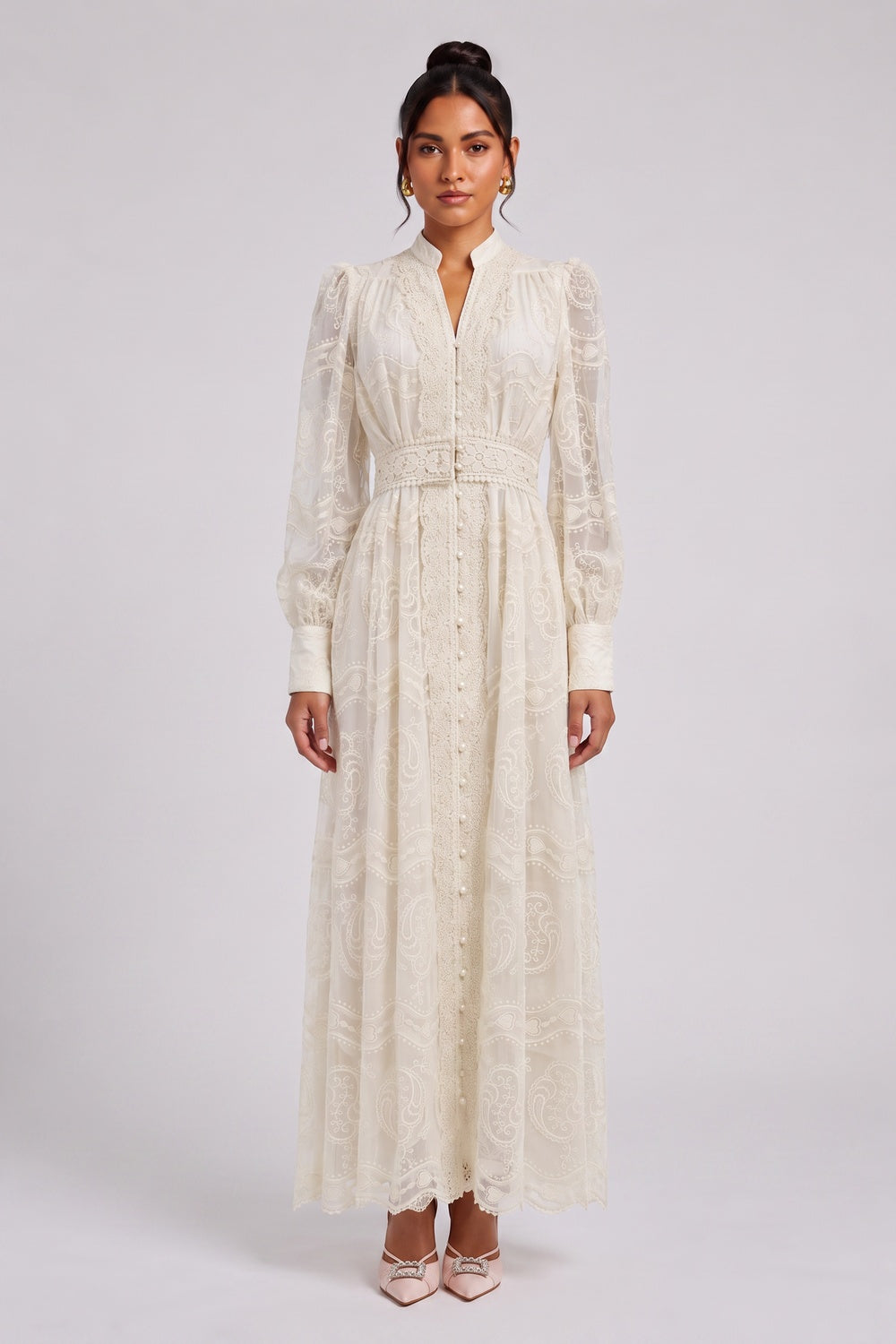 5a749ec414d334d2 CREAM LACE A-LINE DRESS | WEDDING GUEST & BRIDAL SHOWER