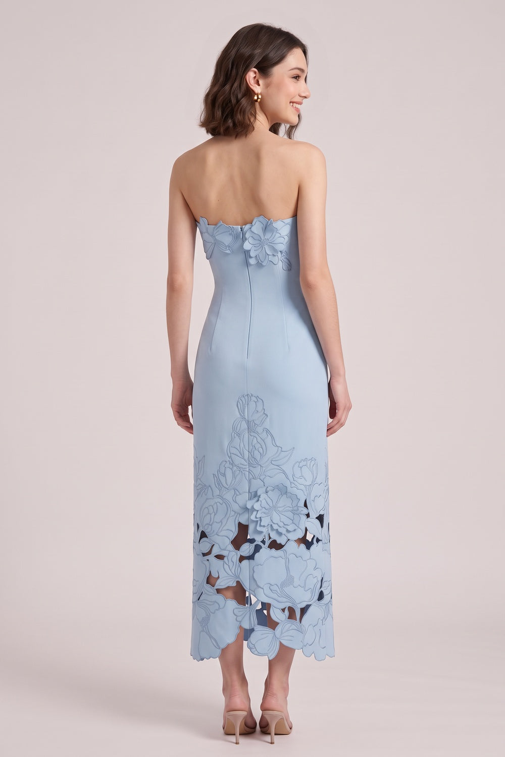 63ec6998f3ad4a23 LIGHT BLUE CREPE COLUMN DRESS – FORMAL & WEDDING GUEST