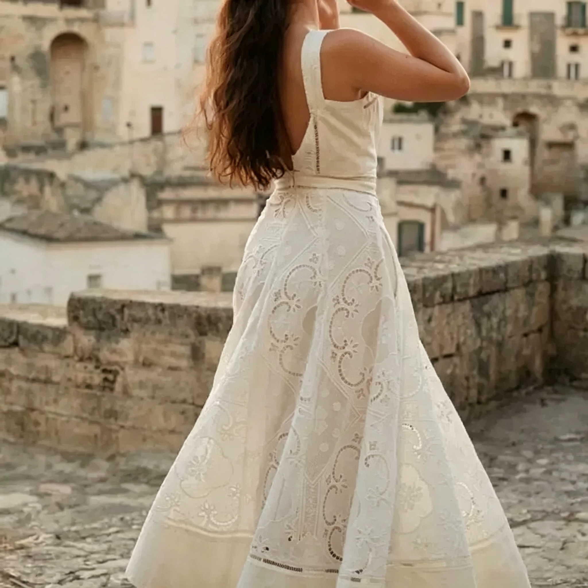 6_c75a6b2f-f3f2-441d-a34c-d435090837e1 WHITE EYELET LACE A-LINE MIDI DRESS - SUMMER STYLE