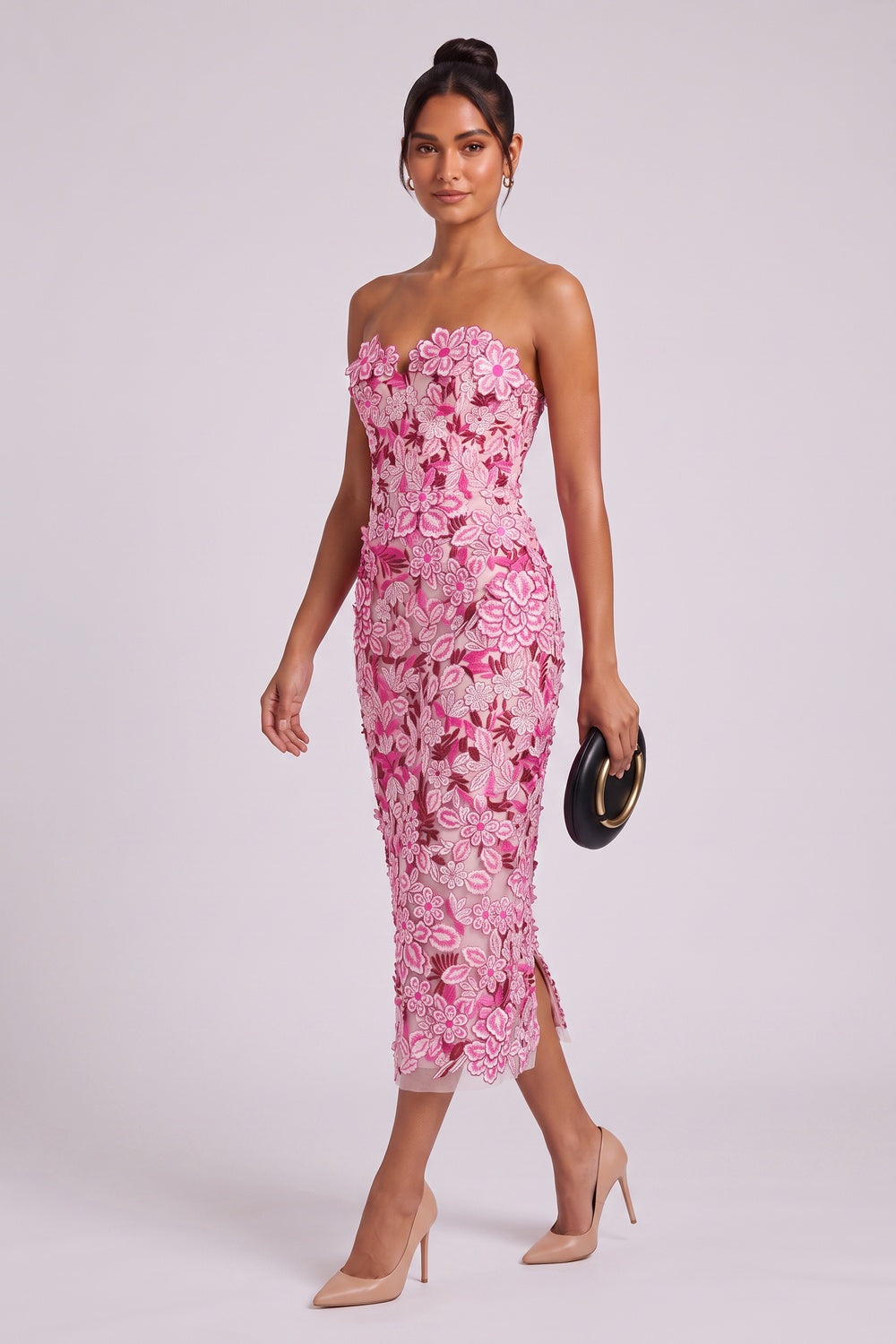 6d28f6a34c5e03d3 PINK MESH SHEATH DRESS – PARTY COCKTAIL STYLE