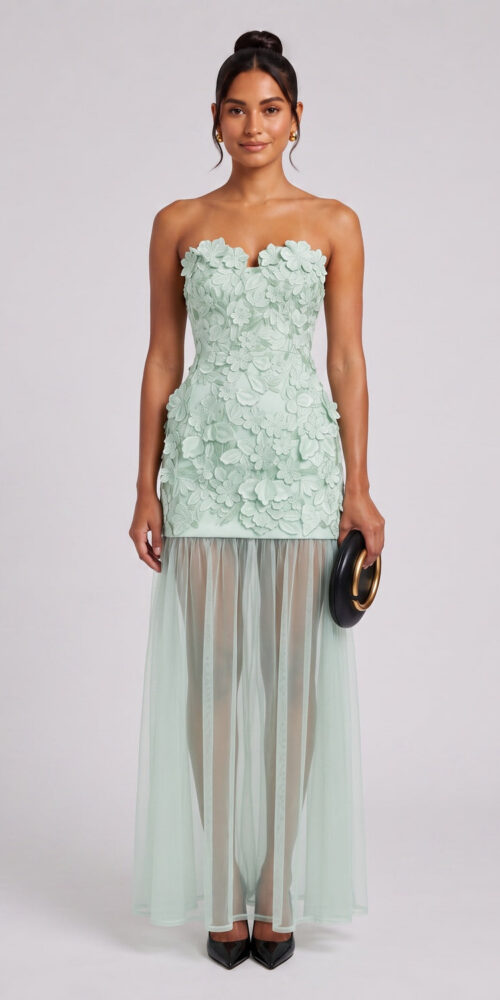94d4a81f8724ec1b MINT 3D FLORAL LACE COLUMN DRESS – FORMAL