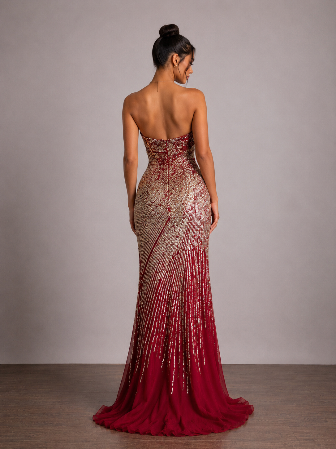 ChatGPT_Image_2026_9_2_14_32_35 RED GOLD SEQUIN MESH COLUMN GOWN FORMAL EVENING