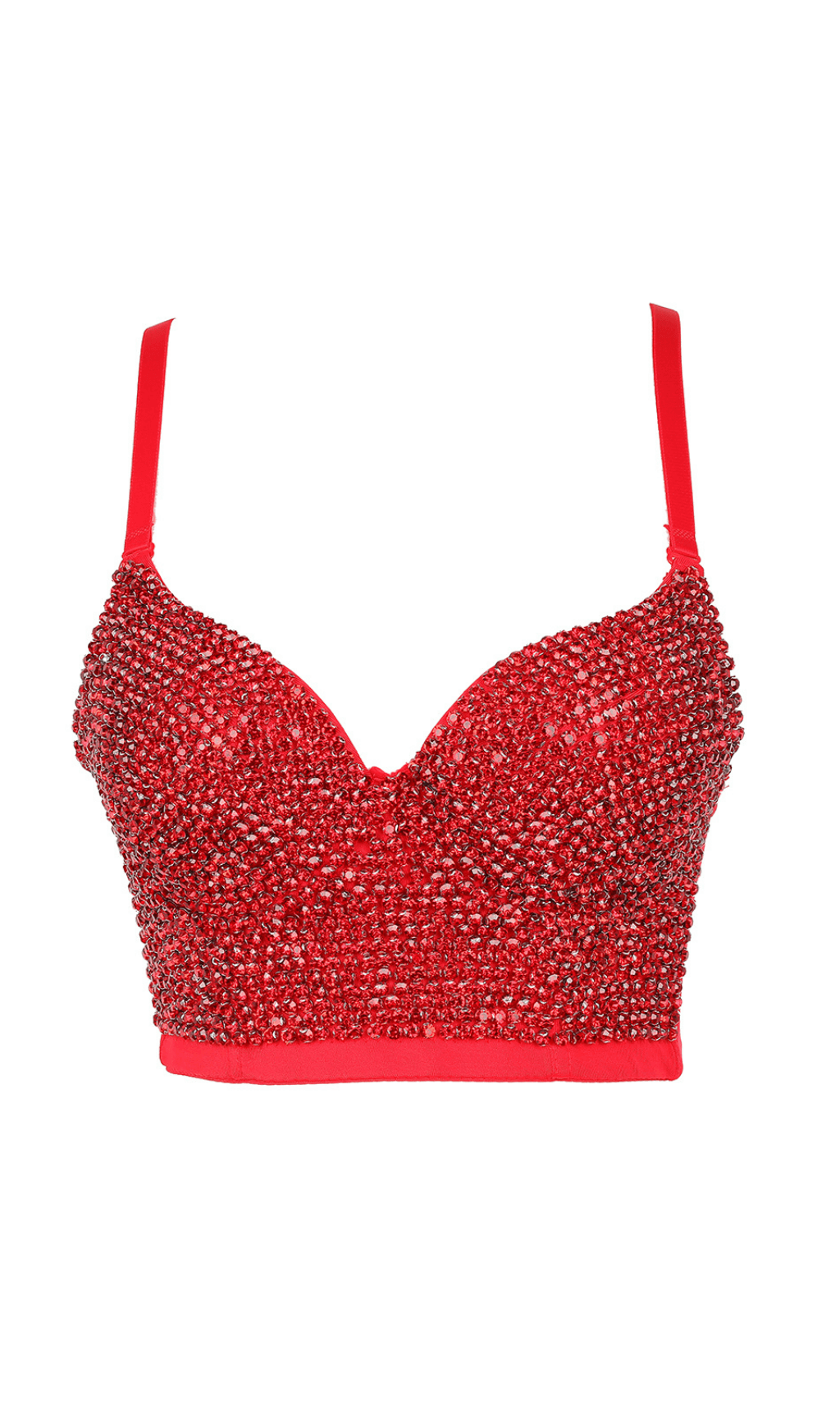 Diamond-Corset-4 RHINESTONE STRAP BUSTIER CROP TOP - PARTY