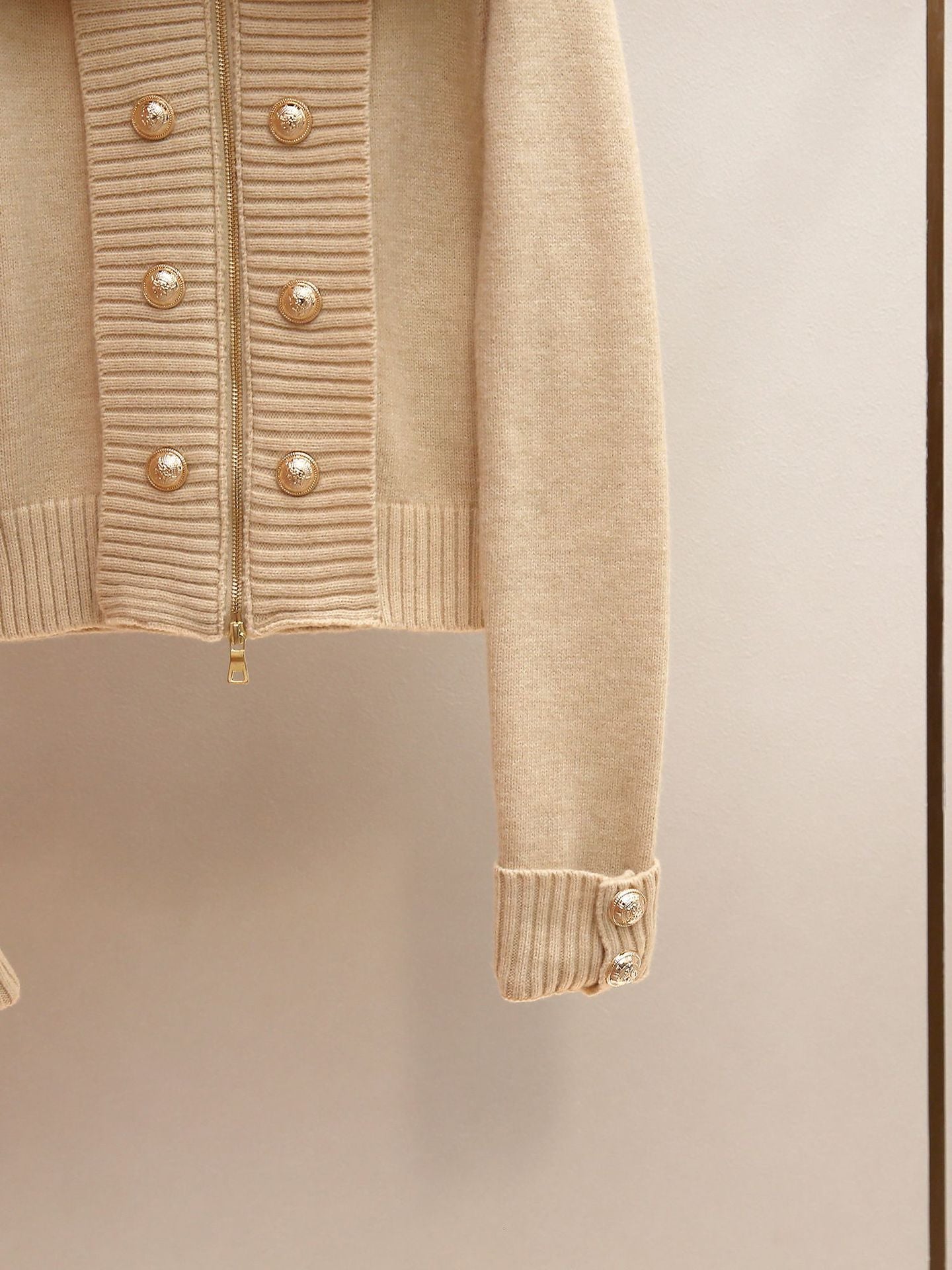 O1CN016LDQYg2LrjAfFJi4y__2214621369746-0-cib BEIGE CROPPED FITTED CARDIGAN JACKET - WORK & CASUAL