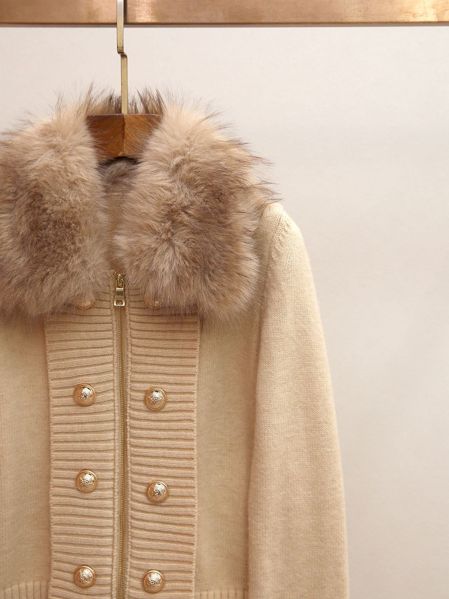 O1CN01B0XEgV2LrjAfFJqOg__2214621369746-0-cib BEIGE CROPPED FITTED CARDIGAN JACKET - WORK & CASUAL