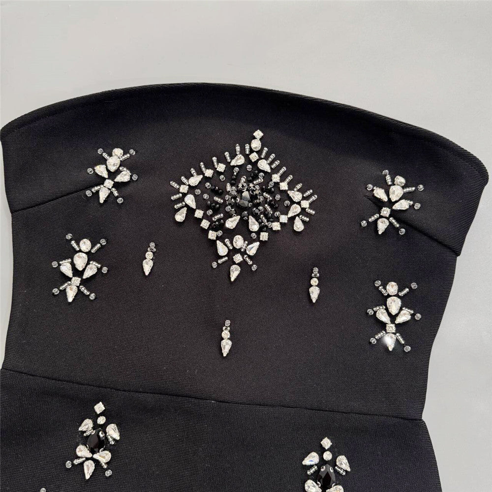 O1CN01DKHneR1Dj0Z3x4k1K__2214736480251-0-cib BLACK CAPE COLUMN MAXI DRESS SILVER EMBELLISHED EVENING