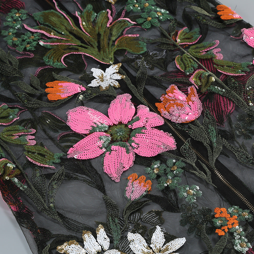 O1CN01EhDRZk2JjMkLaZXv1__3878859457-0-cib BLACK FLORAL EMBROIDERED MESH MAXI DRESS FOR EVENING