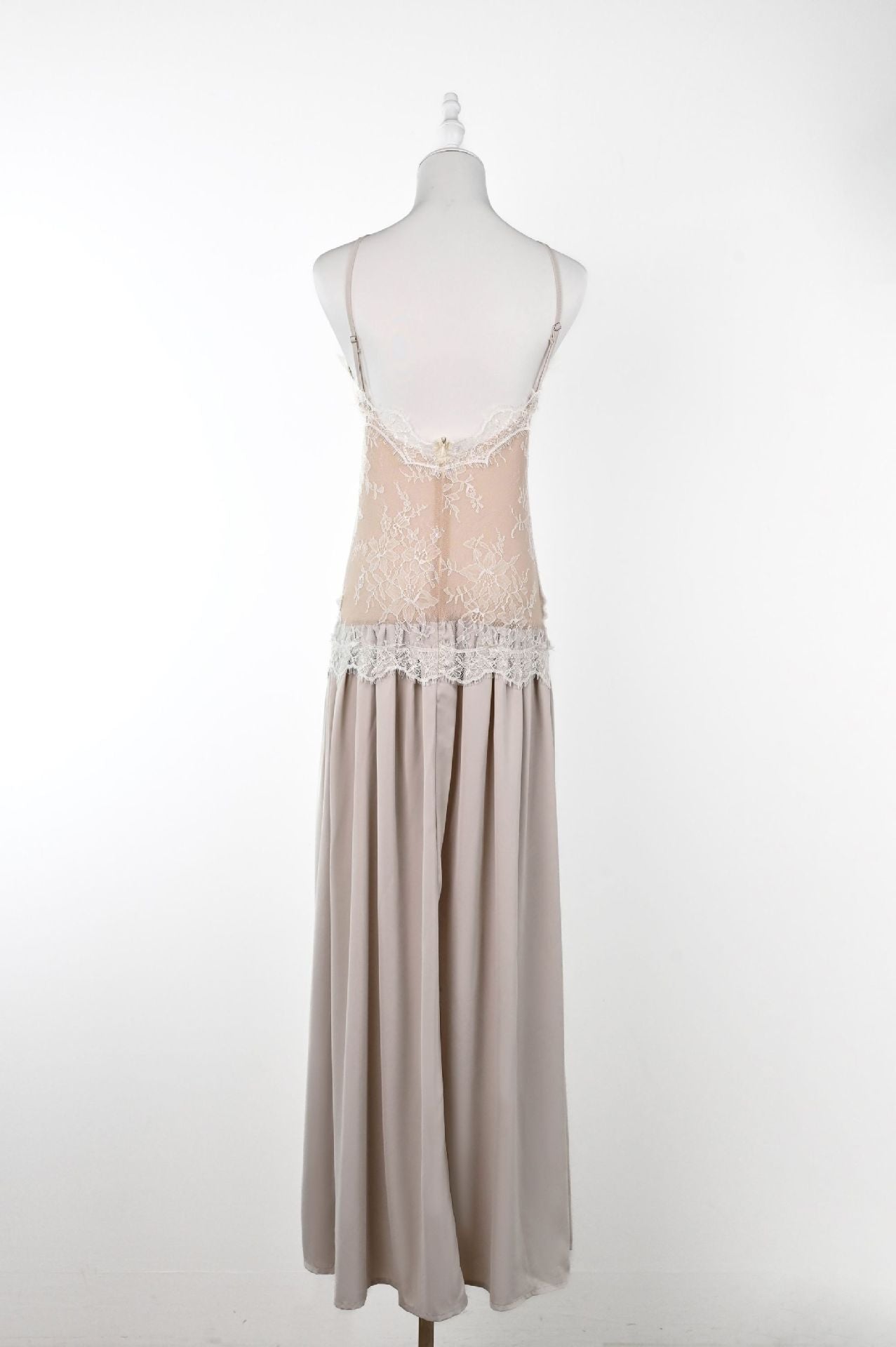 O1CN01GKRsvk1x1vYsRw194__2215741276384-0-cib IVORY CHIFFON A-LINE DROP-WAIST WEDDING GOWN