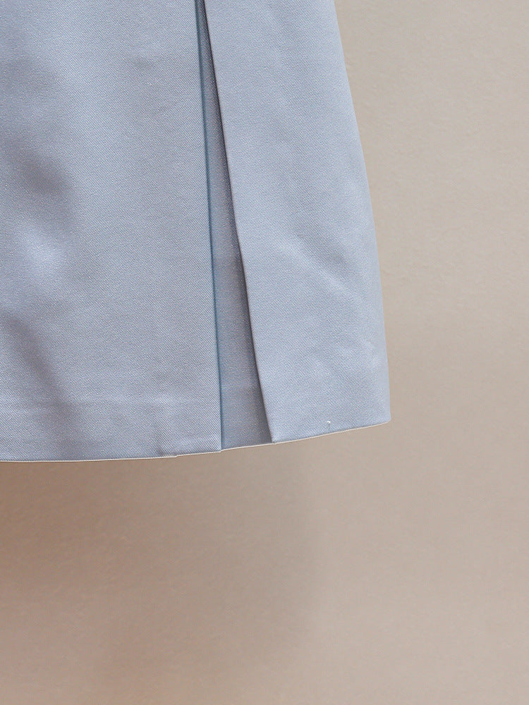 O1CN01Hl1nbM2Lrj8SiHIzz__2214621369746-0-cib LIGHT BLUE A-LINE SHIFT DRESS – STRUCTURED CREPE