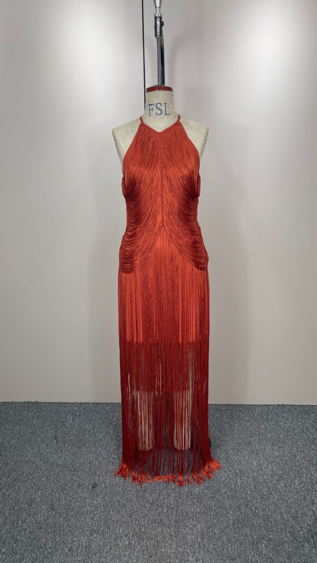 O1CN01OdGsbQ1mjTWZ8BG28__2222676624990-0-cib RUST FRINGE COLUMN DRESS – BOHO WEDDING GUEST STYLE
