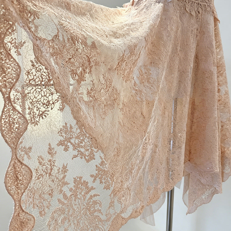 O1CN01QcTJR31PaYe1T2Kwb__2217558861857-0-cib BEIGE FLORAL LACE A-LINE MIDI DRESS – WEDDING GUEST