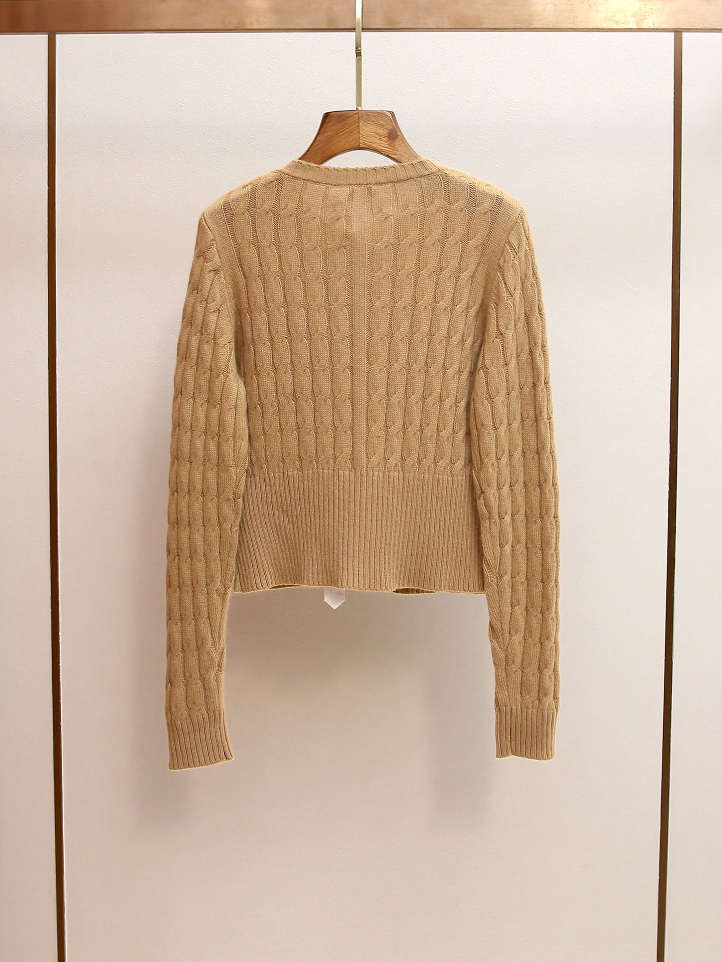 O1CN01eSQ1FQ2Lrj9mGV9n9__2214621369746-0-cib BEIGE CROPPED FITTED CARDIGAN - CASUAL KNIT STYLE