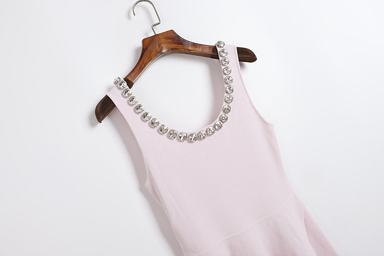 O1CN01hUfaMc24JW7gzdzmD__2899057370-0-cib LIGHT PINK FIT-AND-FLARE KNIT DRESS FOR WEDDINGS