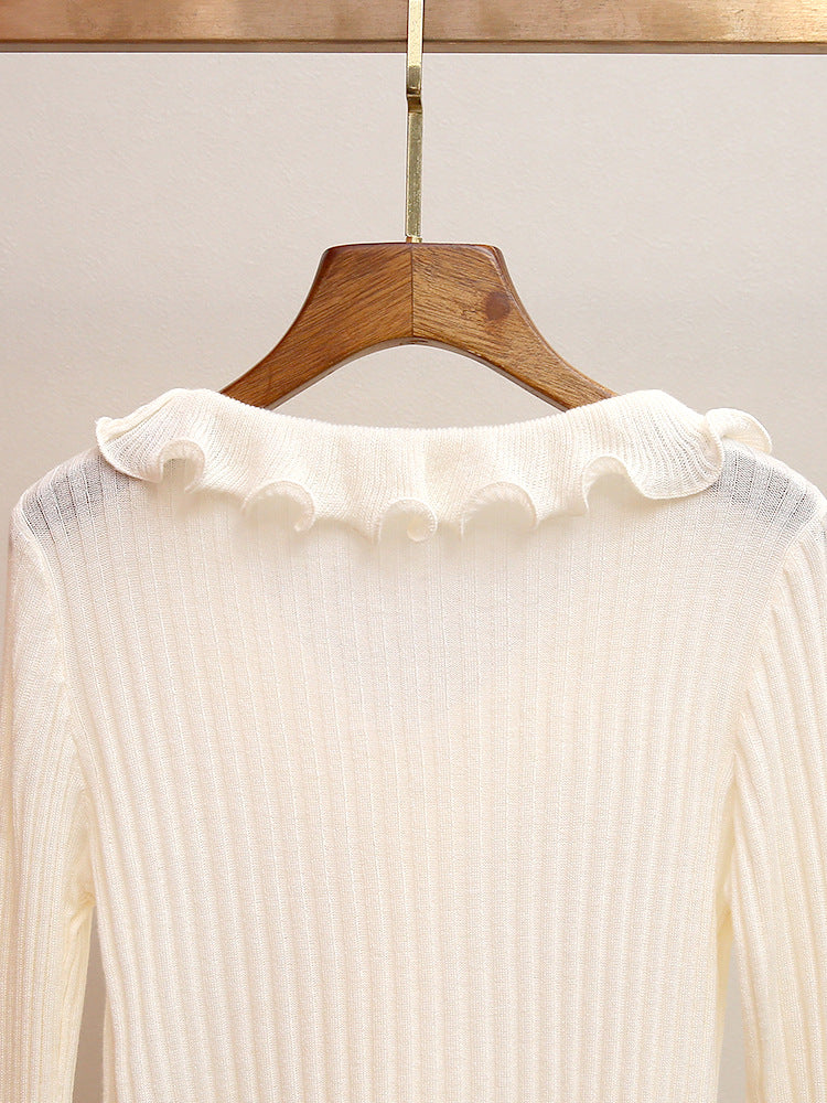 O1CN01iwhh5w2Lrj92iogY2__2214621369746-0-cib CREAM RIBBED KNIT FITTED CARDIGAN