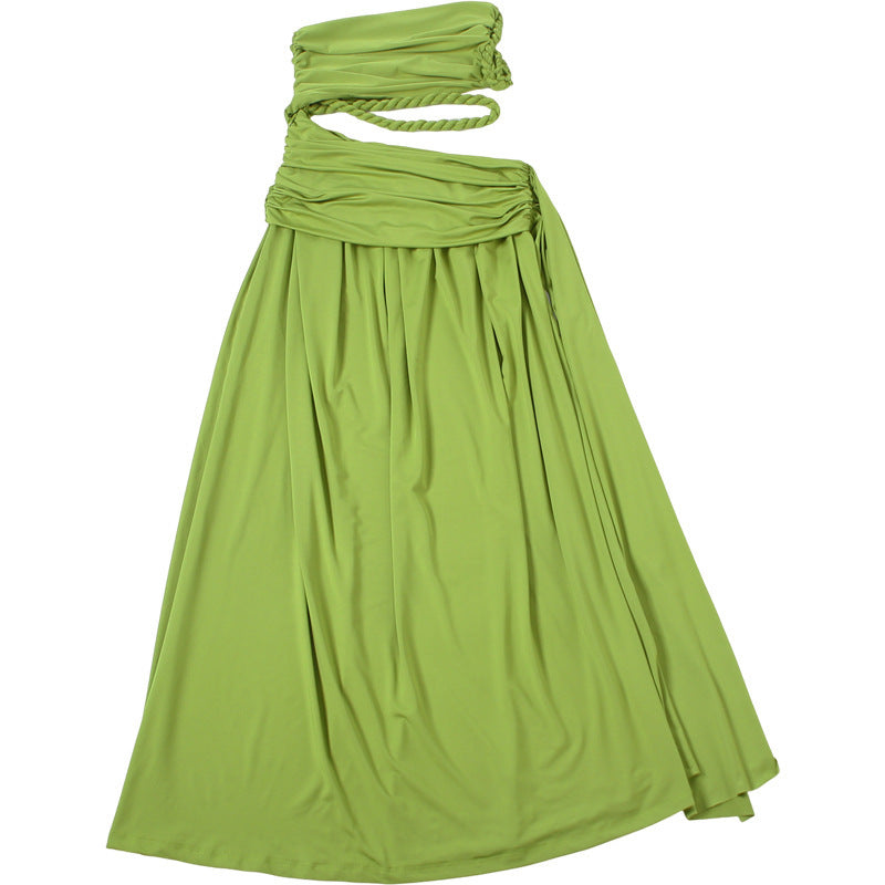 O1CN01kSixfQ1vA3QoIAf2r__2222428346131-0-cib SAGE GREEN CHIFFON A-LINE GOWN | WEDDING GUEST