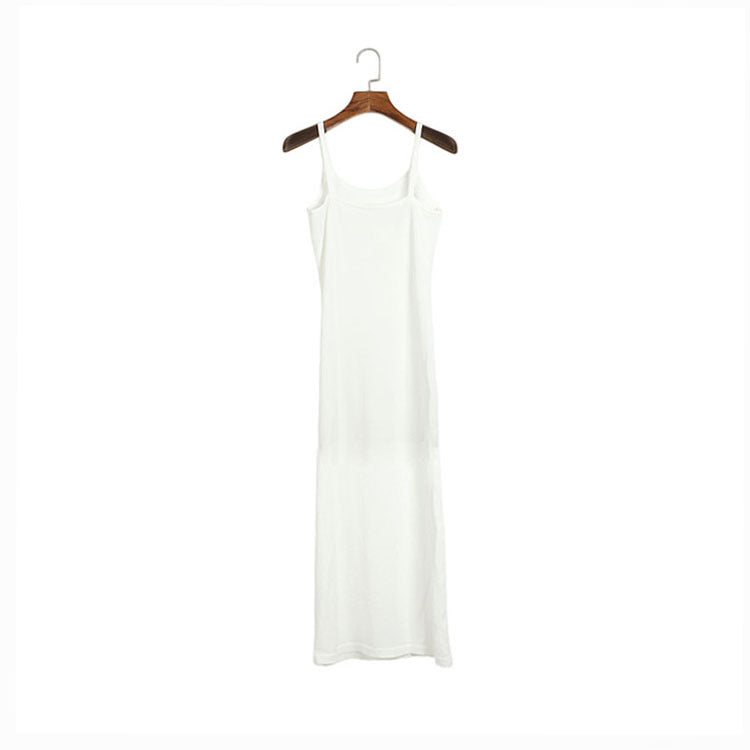 WHITE TEXTURED KNIT BODYCON DRESS - COCKTAIL PARTY