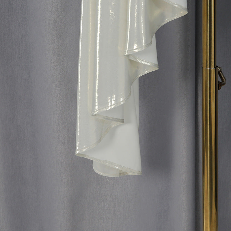 O1CN01unW9Vp1ZZm7vVcD20__2217486813209-0-cib CHAMPAGNE GOLD RUCHED ASYMMETRIC COCKTAIL DRESS