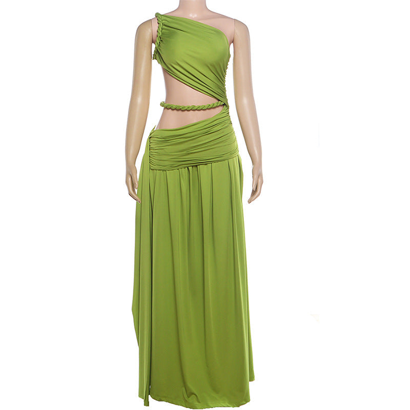 O1CN01xWAAEu1vA3QoeOS71__2222428346131-0-cib SAGE GREEN CHIFFON A-LINE GOWN | WEDDING GUEST