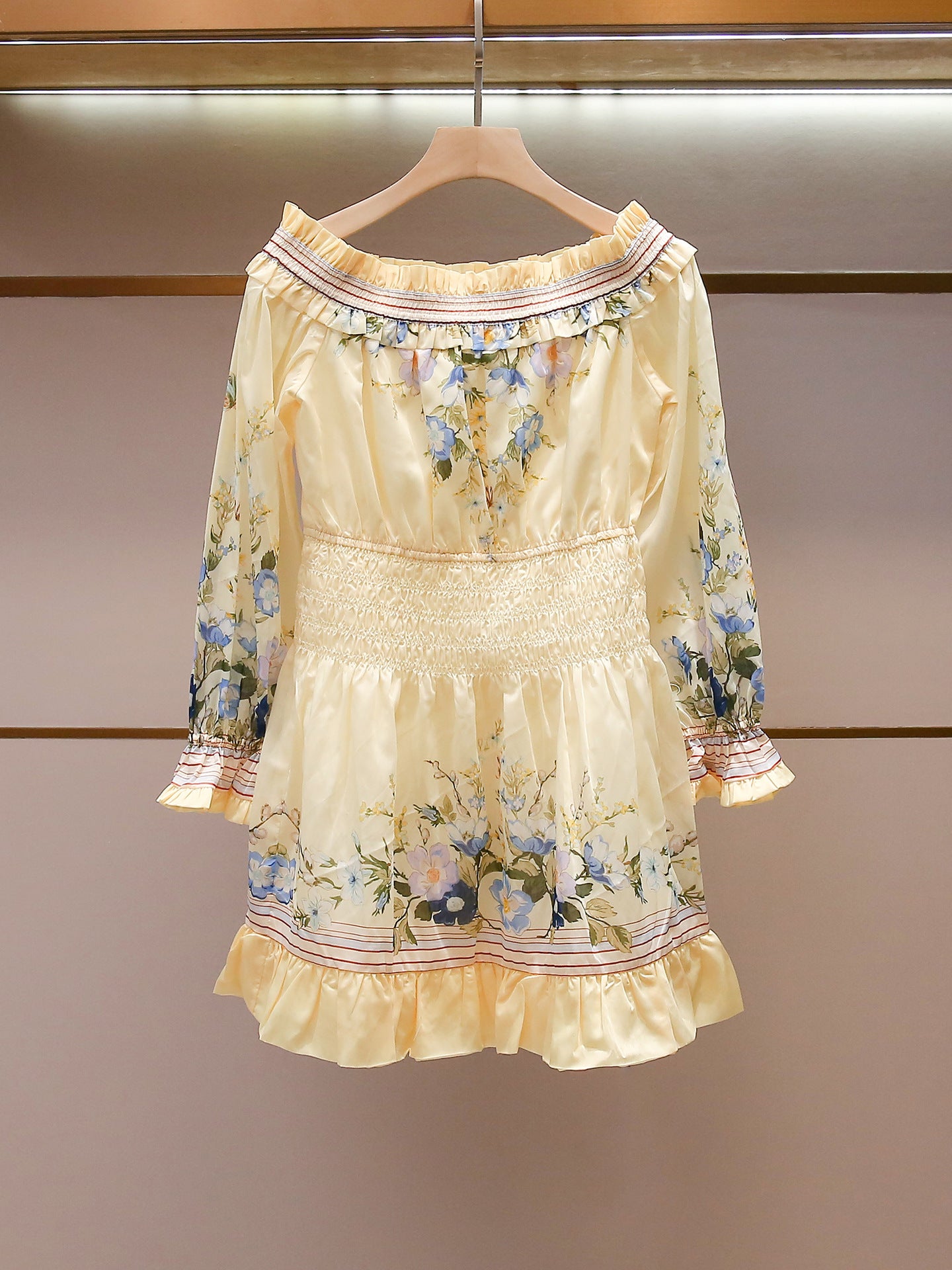 O1CN01xb6tz62LrjCPyWxBW__2214621369746-0-cib CREAM FIT-AND-FLARE CREPE DRESS – WEDDING GUEST