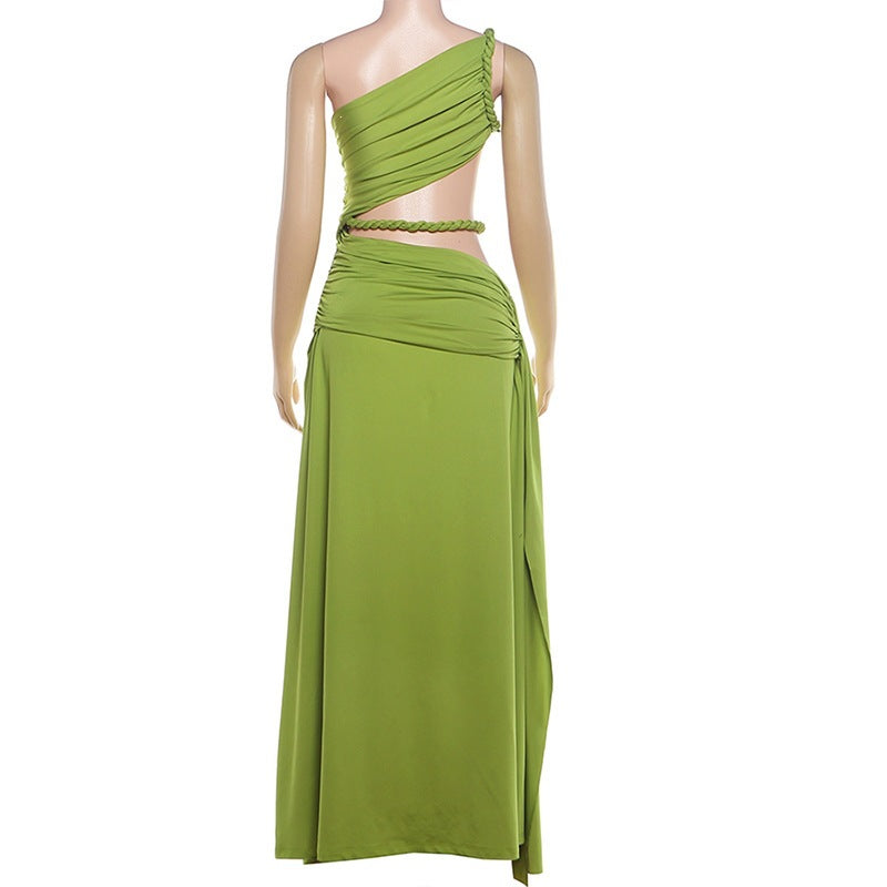 O1CN01yaJYKB1vA3QoIAjCT__2222428346131-0-cib SAGE GREEN CHIFFON A-LINE GOWN | WEDDING GUEST
