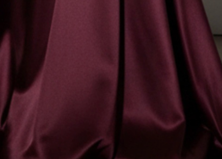 BURGUNDY VELVET ASYMMETRIC A-LINE GOWN – FORMAL