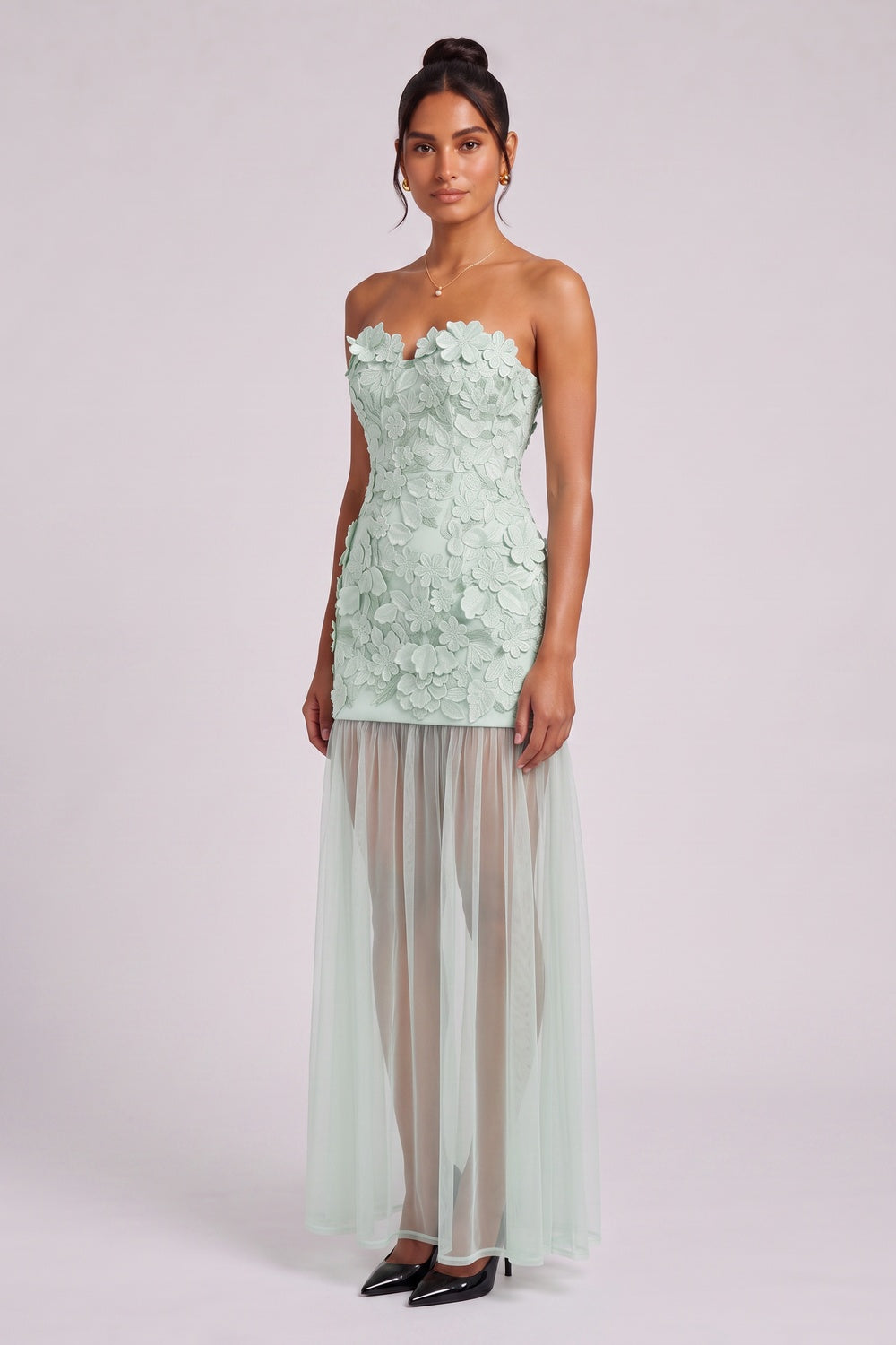 c9c2d0e84fff2269 MINT 3D FLORAL LACE COLUMN DRESS – FORMAL