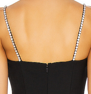 dd69a3386029af765c99cf0a9c653ddd BLACK BODYCON MINI DRESS RHINESTONE FRINGE PARTY