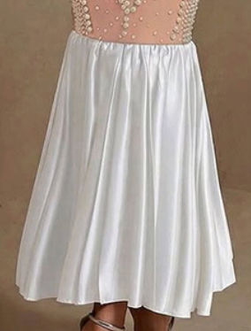 e2dd541a98db76f817b4063a1e0c546e NUDE PEARL MERMAID MIDI DRESS – WEDDING GUEST