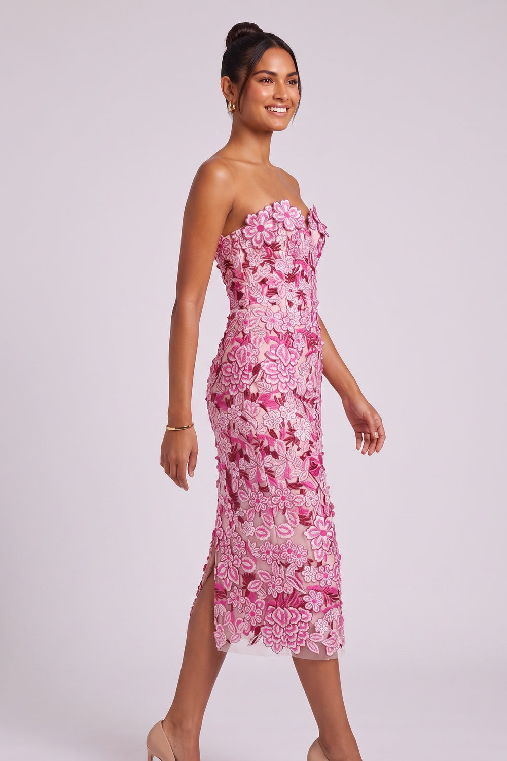 ea8e907366ee7b57 PINK MESH SHEATH DRESS – PARTY COCKTAIL STYLE