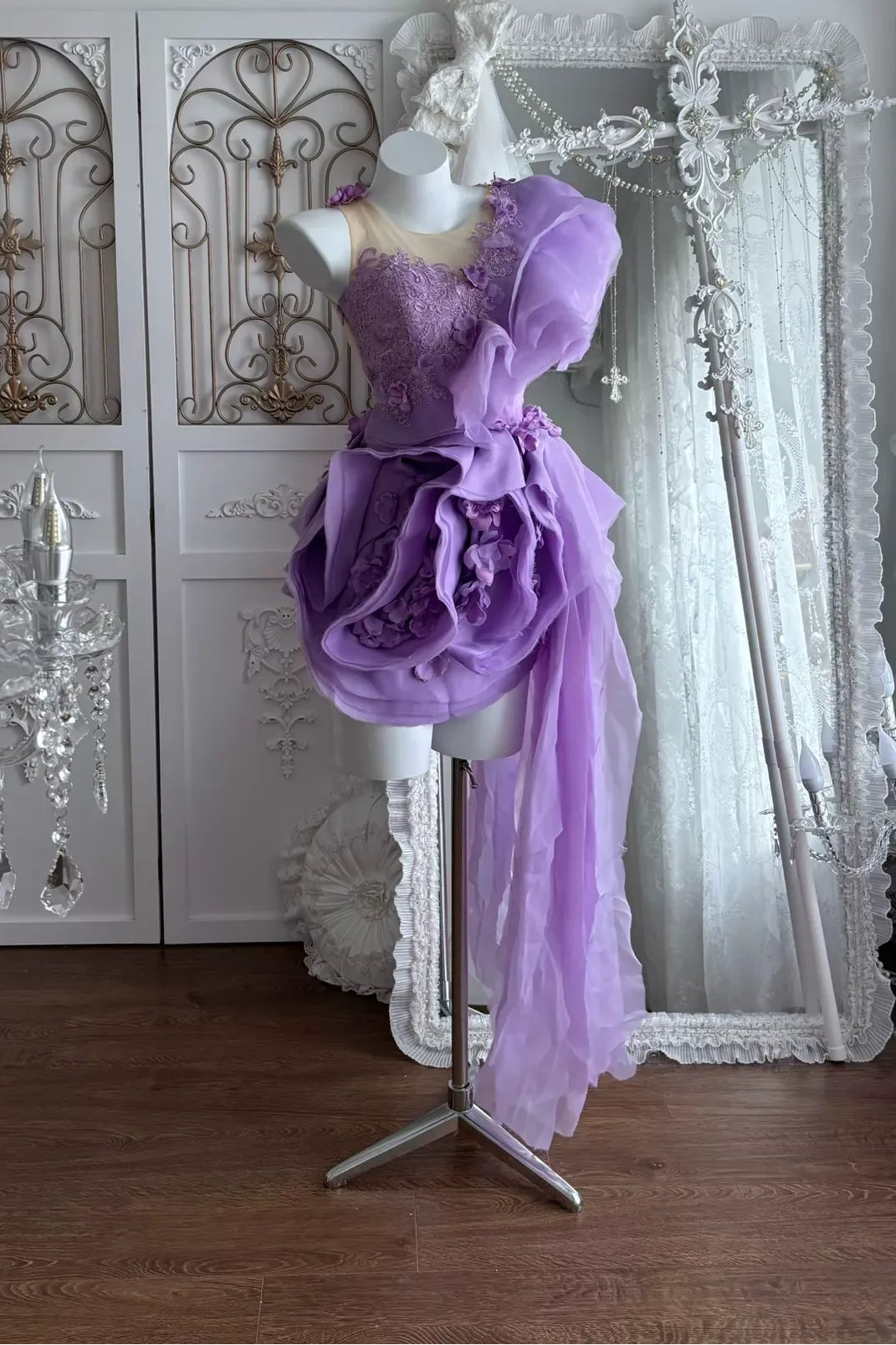 imgi_11_O1CN01WXevWy1feFgTh6BpY__4611686018427385471-53-xy_item_heic_Q90_jpg PURPLE ORGANZA ASYMMETRICAL COCKTAIL DRESS