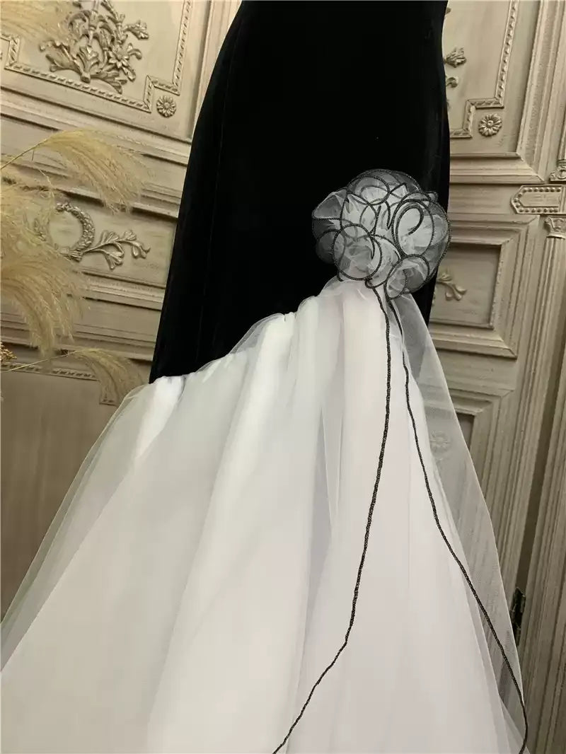 imgi_7_O1CN01e5pW0k240H48KD2JZ__139677328_jpg_q50_jpg BLACK VELVET TULLE MERMAID PROM DRESS