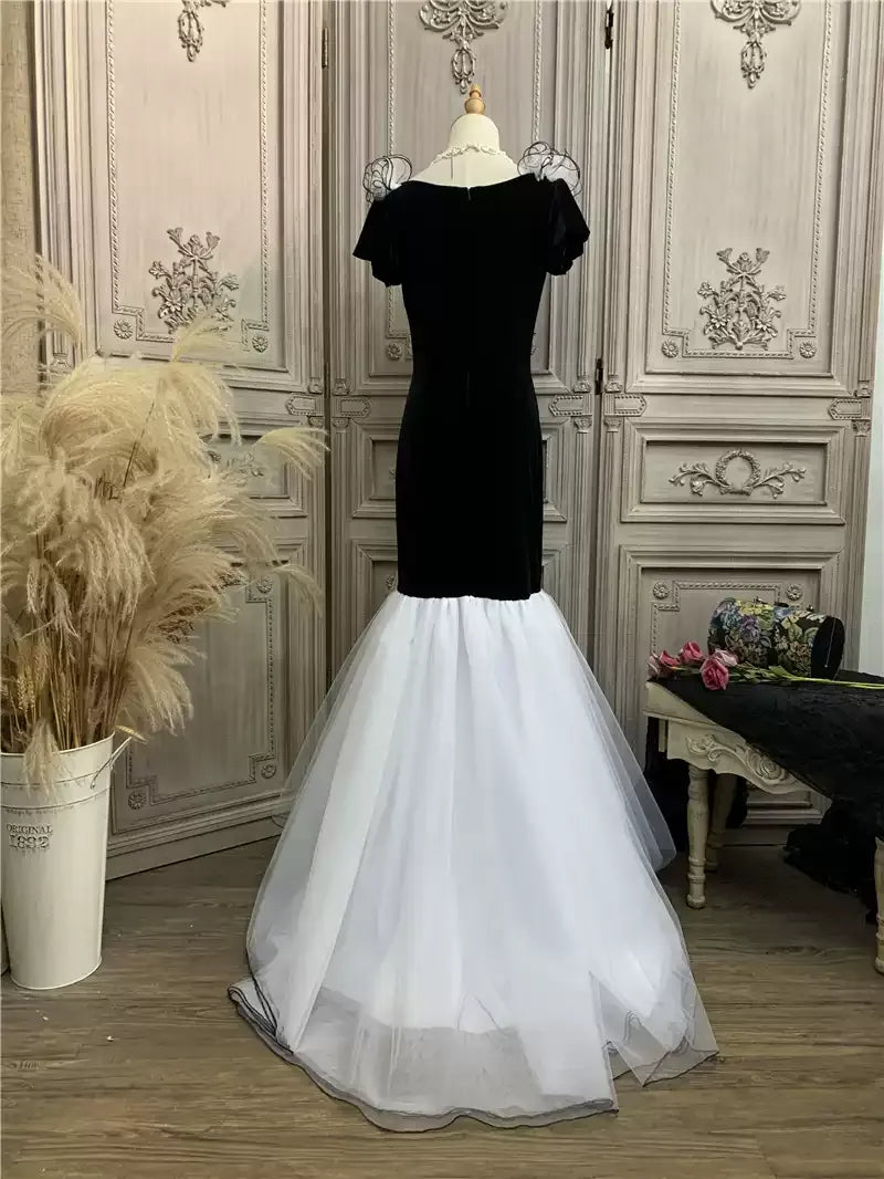 imgi_8_O1CN01mjF24j240H48KCMjL__139677328_jpg_q50_jpg BLACK VELVET TULLE MERMAID PROM DRESS