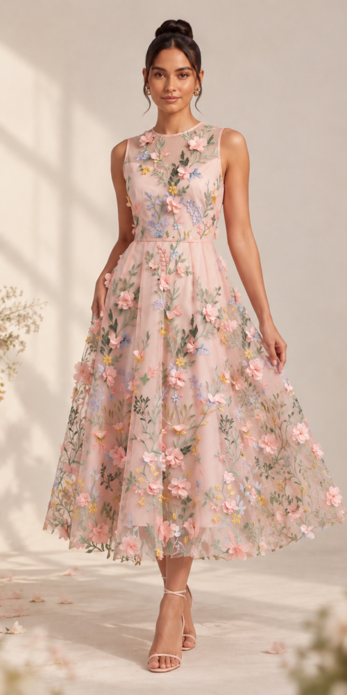 sleeveless_blush_pink_tulle_dress_with_colorful_floral_embroidery PALE PINK TULLE A-LINE PROM DRESS